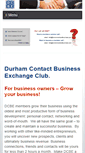 Mobile Screenshot of durhamcontactbusiness.com