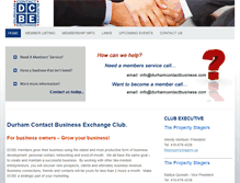 Tablet Screenshot of durhamcontactbusiness.com